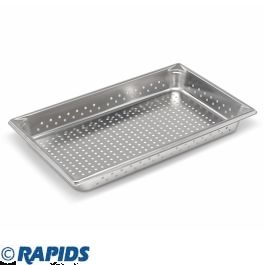 Full Size 2 1/2" Deep Stainless Steel Steam Prep Table Buffet Perforated Pan NEW 